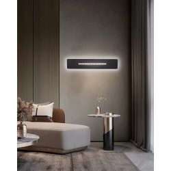 Plafoniera Led Dreptunghi 60cm Negru Lumina Neutra 22W